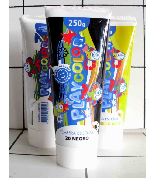 TEMPERA POMO FRASCO PLAYCOLOR 250GR