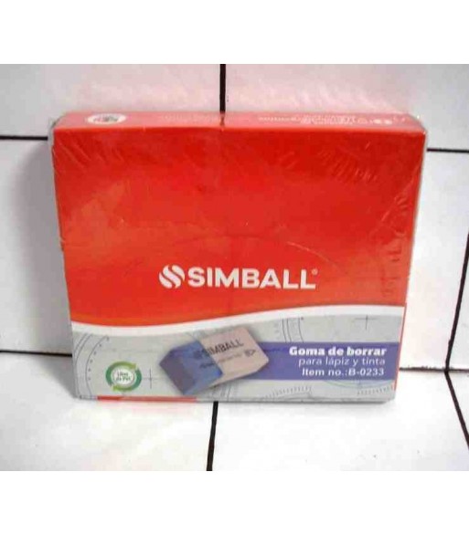 Goma De Borrar Simball Lapiz Tinta X Uni