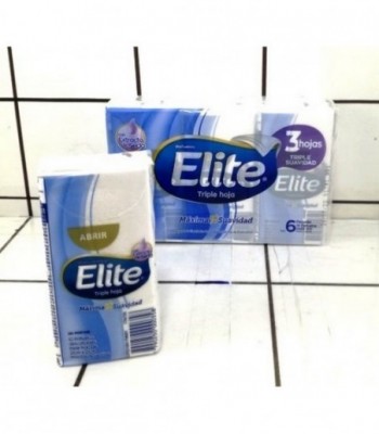 PAÑUELOS ELITE T 10u x6...