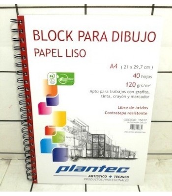 BLOCK ESP P DIBUJO LISO A4...