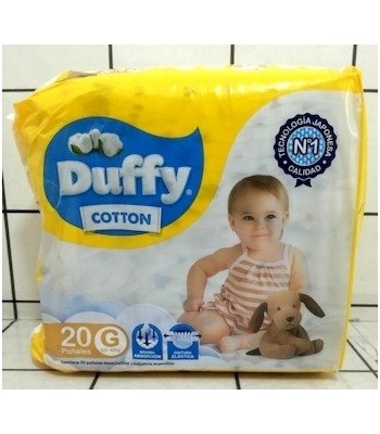 PAÑAL BEBE DUFFY 20 PAÑALES...