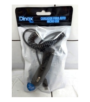 CARGADOR AUTO 12V    DINAX