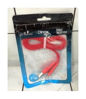 CABLE USB V8 EN BOLSA PLANO...