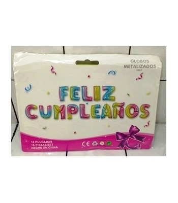 SET GLOBOS METALIZADOS...