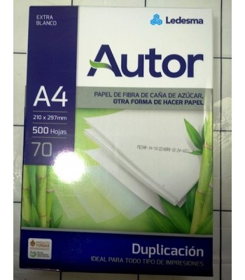 RESMA AUTOR 70gr A4 21x29.7...