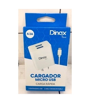 CARGADOR  DOBLE V8 EN CAJA...
