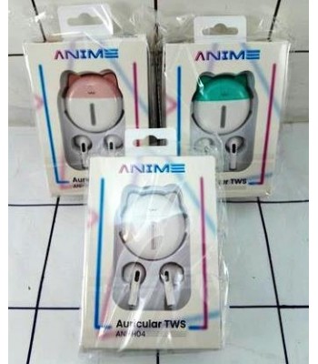 AURICULAR BLUETOOTH ANIME ROSA