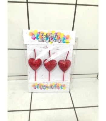 VELAS CON FORMAS x3...