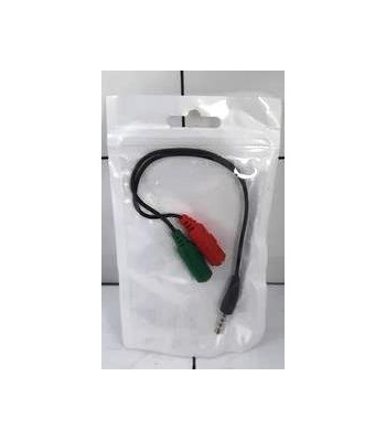 ADAPTADOR AUDIO 3.5mm 2 A 1...