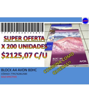 OFERTA - BLOCK A4 AVON 80HC