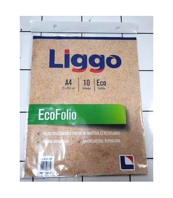 FOLIO A4 LIGGO ECOFOLIO 10u...