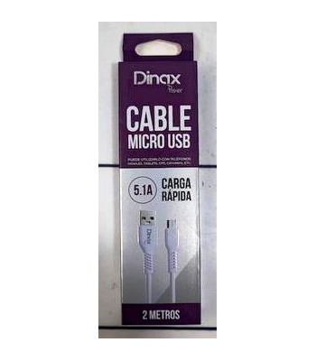 CABLE USB V8 5.1A 2mts...