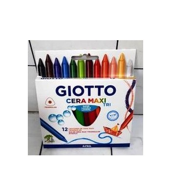 CRAYON GIOTTO CERA MAXI x12