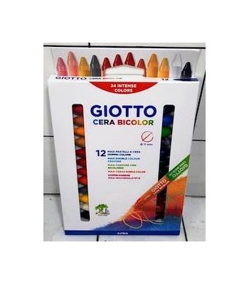 CRAYON GIOTTO CERA BICOLOR...