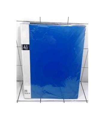 CARP FOLIO x20 A4 AZUL...