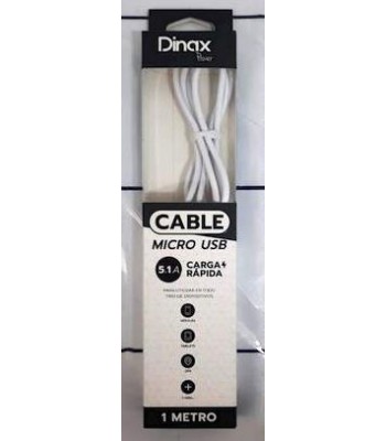 CABLE USB 5.1A 1mts      DINAX