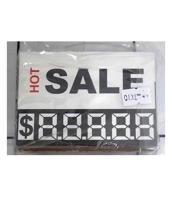 CARTEL HOT SALE Nº8 6x8 50u