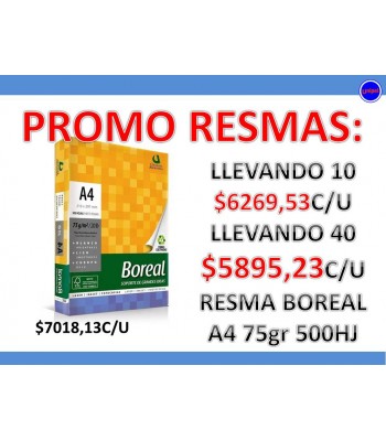 OFERTA  - RESMA BOREAL 75gr