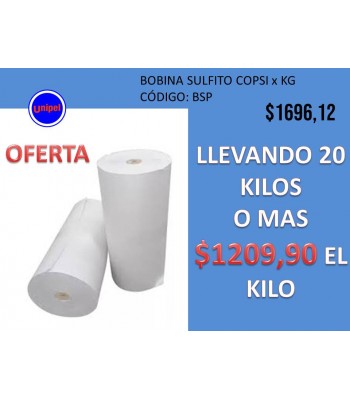 - OFERTA  -  BOBINA SULFITO -