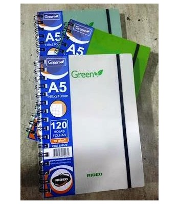 CUADERNO RIDEO A5 T P 120HR...