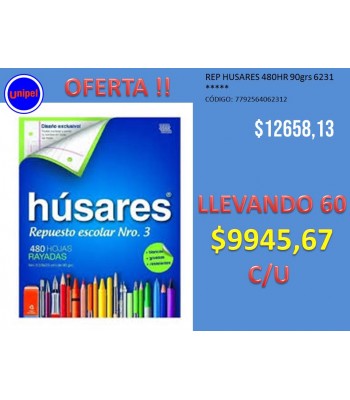 - OFERTA REP.480 HR HUSARES -