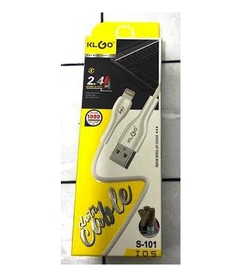 CABLE USB IPHONE 1mts KLGO...
