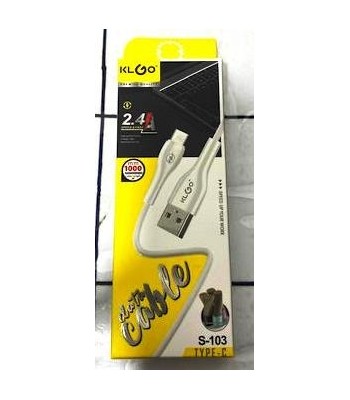 CABLE USB TIPO C 1mts KLGO...