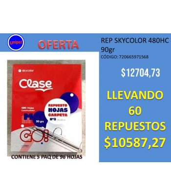 - OFERTA REP.SKYCOLOR 480HC -