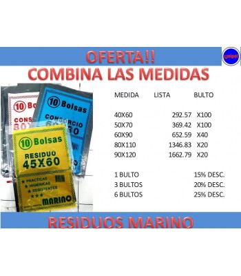 OFERTA -  BOLSA RESIDUO...