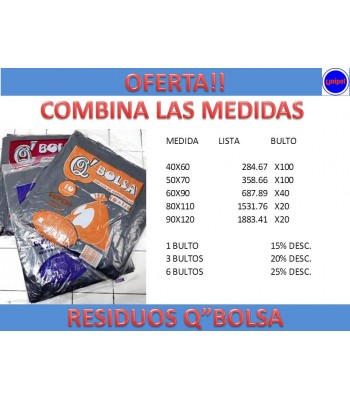 OFERTA - BOLSA RESIDUO...