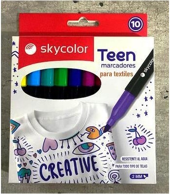 MARCADOR PARA TEXTIL TEEN...
