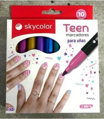 MARCADOR PARA UÑAS TEEN x10...
