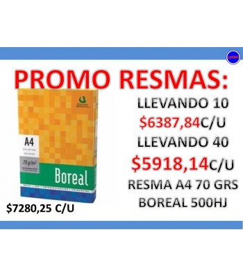 OFERTA - RESMA BOREAL 70gr