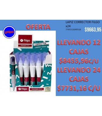 OFERTA - CORRECTOR FILGO -