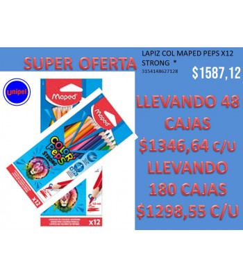 OFERTA - LAPIZ COLOR MAPED...