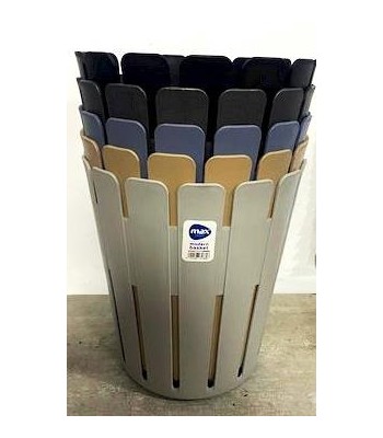 CESTO PAPELERO PLASTICO TIRAS