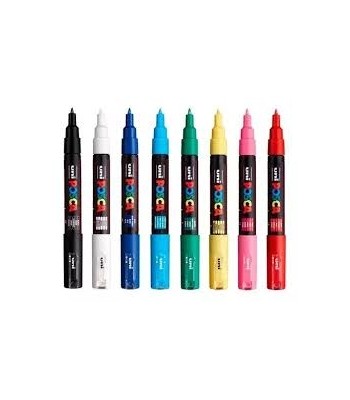 MARCADOR UNIPOSCA PLATA PC 1M