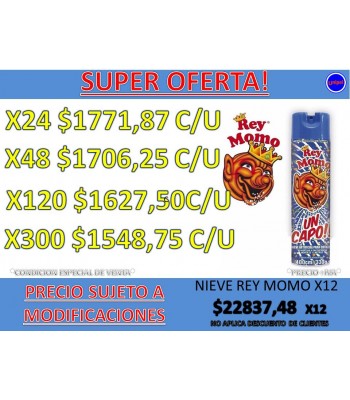 OFERTA - NIEVE REY MOMO
