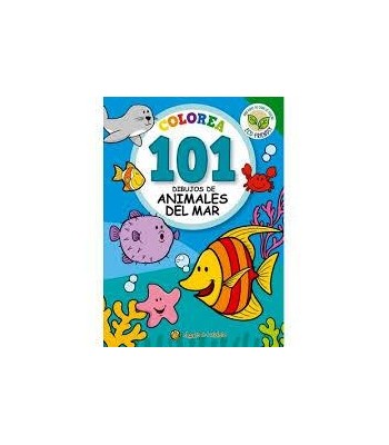COLOREA 101 ANIMALES DEL MAR