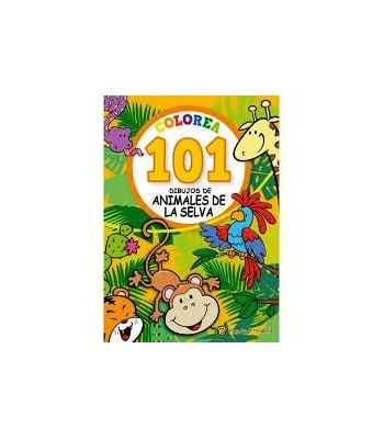 COLOREA 101 ANIMALES DE LA...