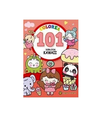 COLOREA 101 DIBUJOS KAWAII