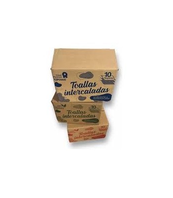 TOALLA INTERCALADA BLANCA...