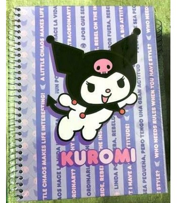 CUADERNO KUROMI A5 16x21...