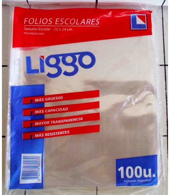 FOLIO ESCOLAR LIGGO CRISTAL...