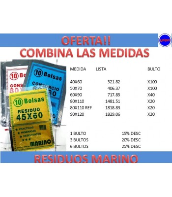 OFERTA -  BOLSA RESIDUO...