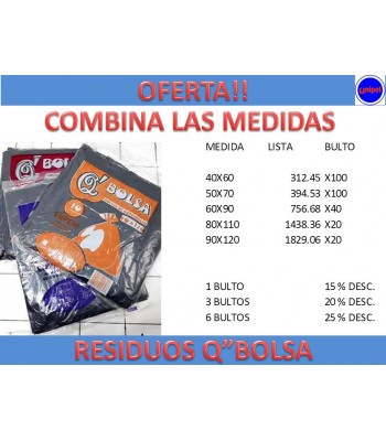 OFERTA - BOLSA RESIDUO...