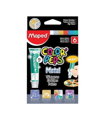 TEMPERA MAPED METAL 15ml...