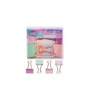 CLIP BINDER GLITTER x4uni...