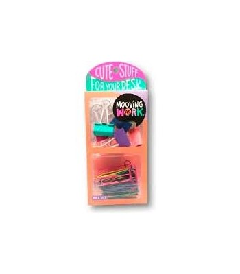 KIT 2 EN 1 BINDER + CLIPS...