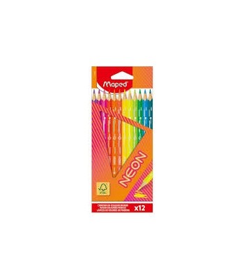 LAPIZ COL MAPED COLOR NEON x12